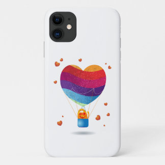 Cat and Ballon of Love Case-Mate iPhone Case
