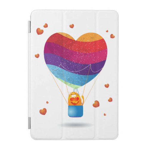 Cat and Ballon of Love  iPad Mini Cover
