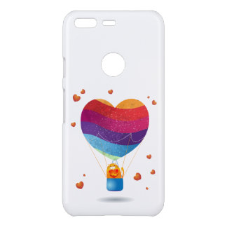 Cat and Ballon of Love  Uncommon Google Pixel Case