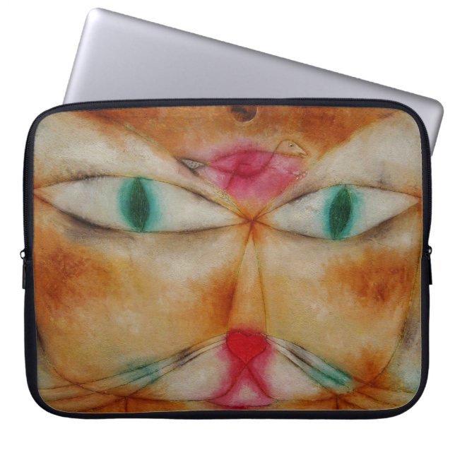 Cat And Bird For Laptops Laptop Sleeve (Front)