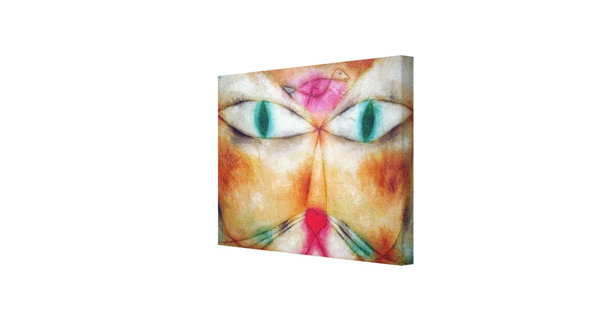 Cat and Bird, Paul Klee Canvas Print | Zazzle
