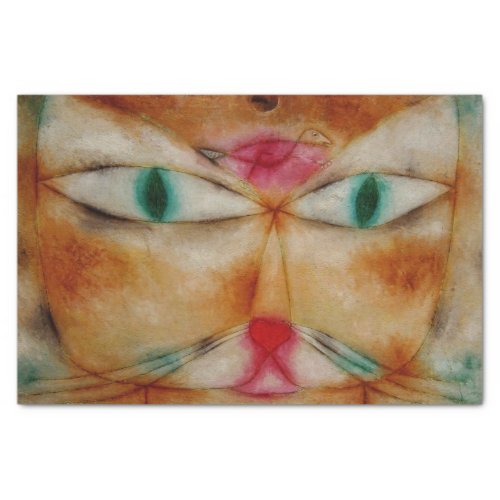 Cat and Bird Paul Klee Decoupage Tissue Paper