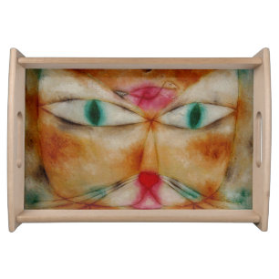 Cat and Bird, Paul Klee Serving Tray