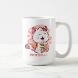 Cat And Boba Milk Tea Anime Kawaii Coffee Mug<br><div class="desc">Boba Life Home & Living - Bubble Tea Kitchen & Dining  - Cat Boba Drinkware  - Anime Kawaii Neko Mugs & Cups - Cat Lover - Gift for Girl - Boba Milk Tea Coffee Mug Classic Collection.</div>