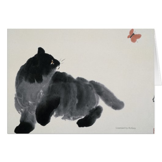 Cat and Butterfly Cards (Front Horizontal)