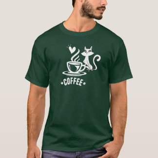 Cat and Coffee T-Shirt