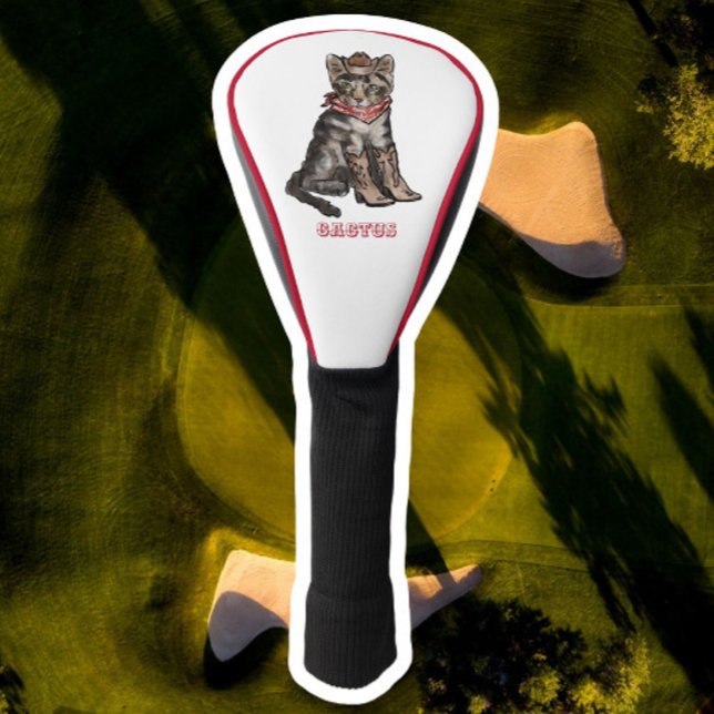 cat and cowboy golf head cover  (Creator Uploaded)
