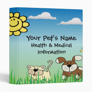 Cat and Dog Pet Binder
