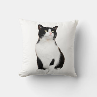 Cat and Dog, Pet Throw Pillow 16" x 16"