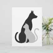 cat and dog silhouette (Standing Front)
