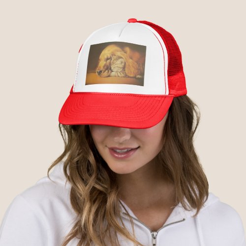 Cat and Dog Trucker Hat