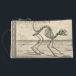 Cat and Dog Wristlet Wallet<br><div class="desc">"Cat and Dog Skeletons" William Cheselden. Osteographia. London, 1733.
Cheselden dedicated his Osteographic, or the anatomy of the bones (1733) to Queen Caroline, the wife of George II, whom he served as a surgeon.
Image from the collections of The New York Academy of Medicine Library; discover more at: www.nyam.org/shop.</div>