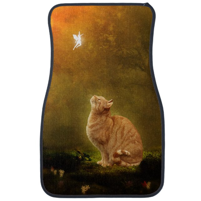 Cat and Fairy Car Mat (Front)