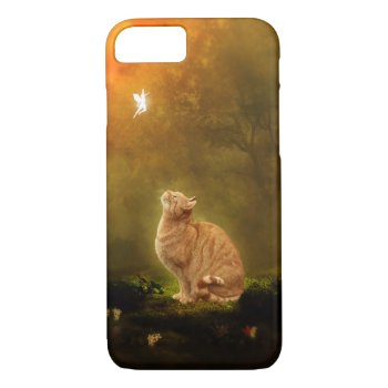 Cat And Fairy Iphone 8/7 Case by CaptainScratch at Zazzle