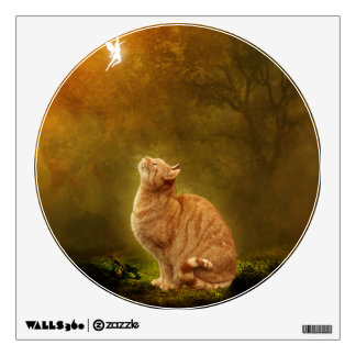 Cat And Fairy Wall Decal