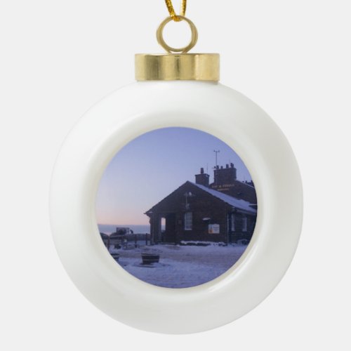 Cat and Fiddle Inn Christmas tree ornament