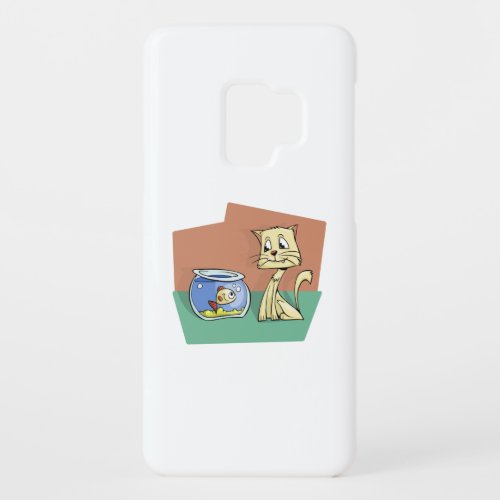Cat and fish bowl clipart Case_Mate samsung galaxy s9 case