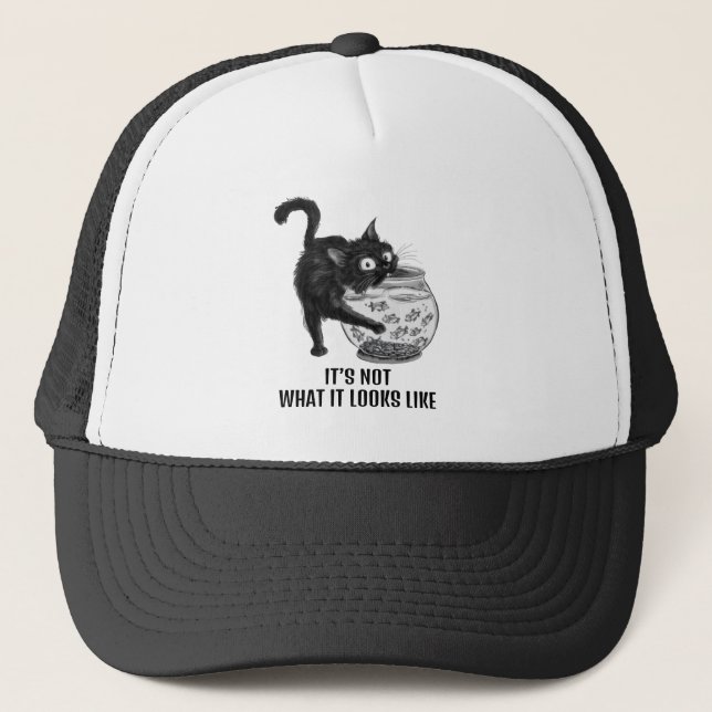 Cat and Fish Hat (Front)