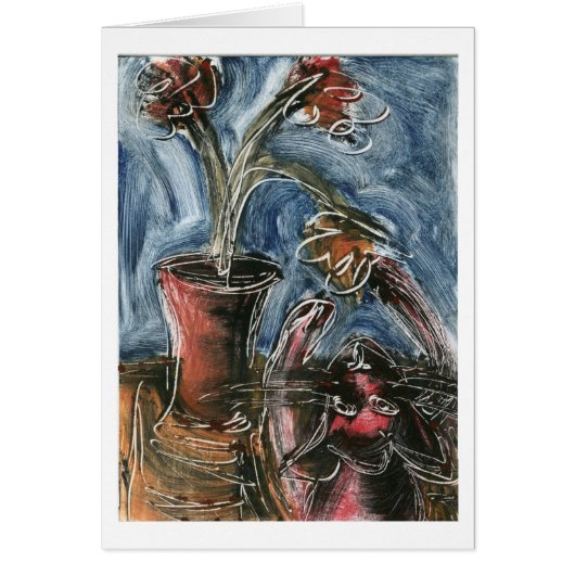 Cat and Flowerpot I Cards (Front)