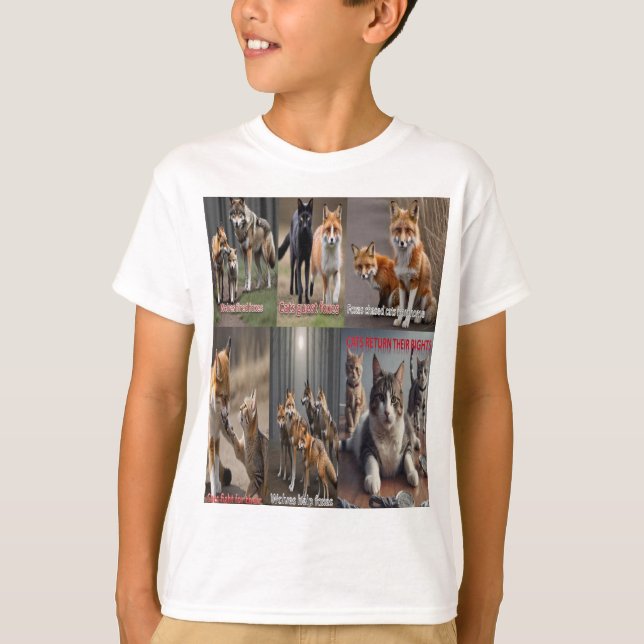 cat and foxes story T-Shirt (Front)