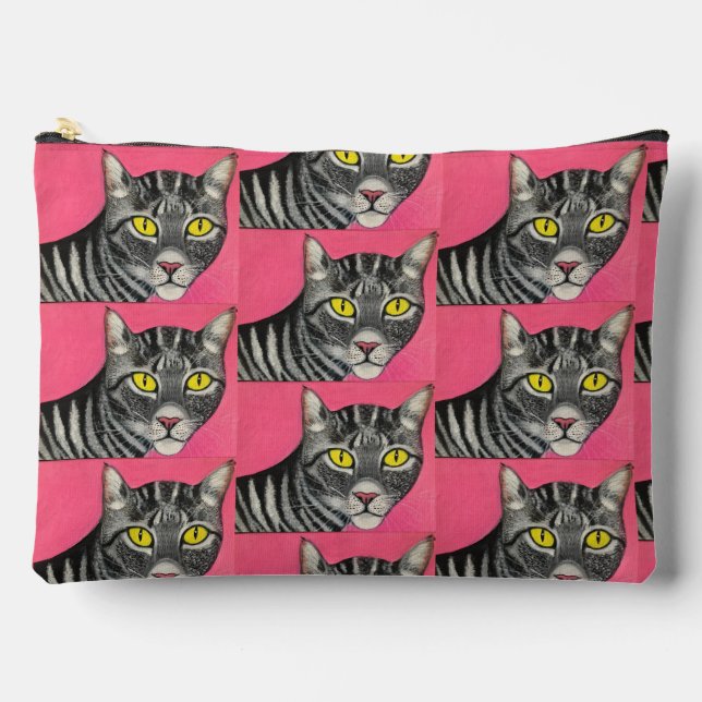 Cat And Hamster Print Cut Sew Bag (Front)