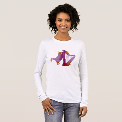 Cat and harp long sleeve T-Shirt