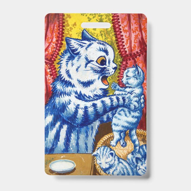 Cat and Her Kittens Badge (Front)