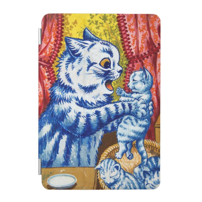 Cat and Her Kittens iPad Mini Cover (Front)