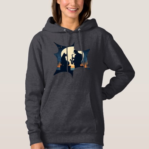 cat and Jazzman Hoodie