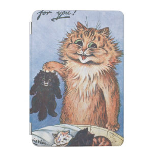 Cat and Kittens, Louis Wain iPad Mini Cover