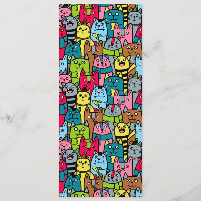 Cat and kittens menu (Front)