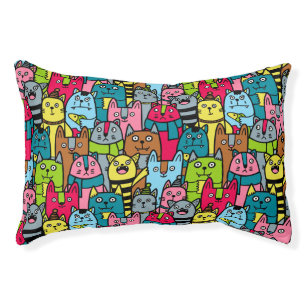 Cat and kittens pet bed