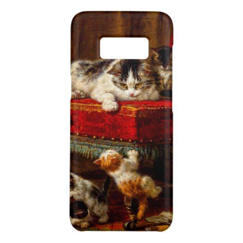 Cat and Kittens Playing with Chair Case_Mate Samsung Galaxy S8 Case