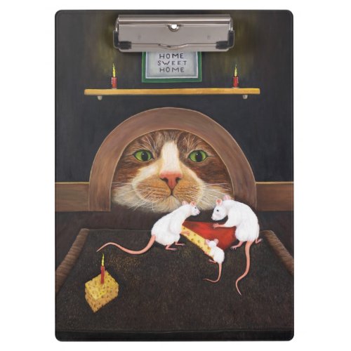 Cat and Mice Family Clipboard