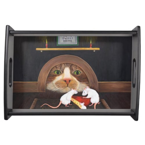 Cat and Mice Family Serving Tray