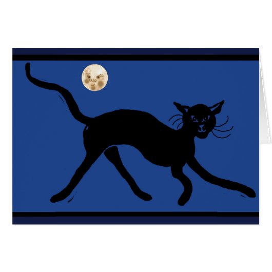cat and moon (Front Horizontal)