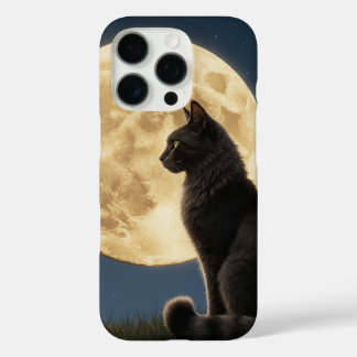 Cat and Moon Phone Case