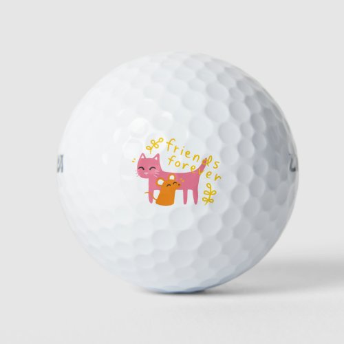 Cat and Mouse Best Friend Golf Balls