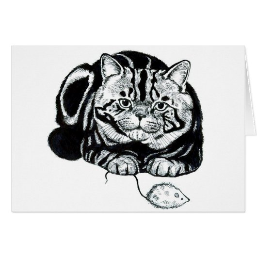 Cat and Mouse Cards (Front Horizontal)