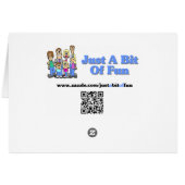 Cat and Mouse cartoon Cards (Back Horizontal)