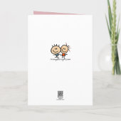 Cat and Mouse I Love You Greeting Card (Back)