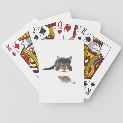 Cat and Mouse Image for Classic Playing Cards