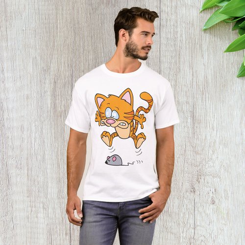 Cat And Mouse Mens T_Shirt