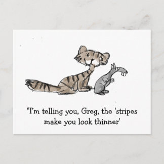 Cat And Mouse Postcard