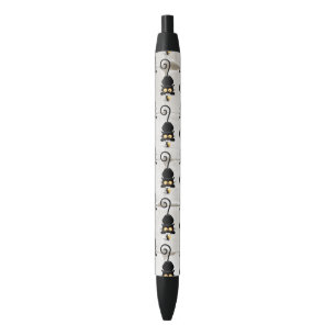 Cat and Mouse with Cheese Fun Cartoon Characters Pen
