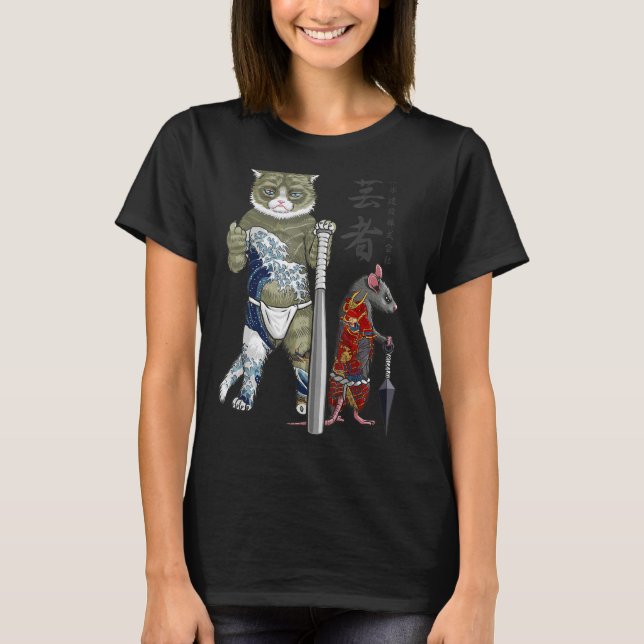 Cat and mouse yakuza T-Shirt (Front)