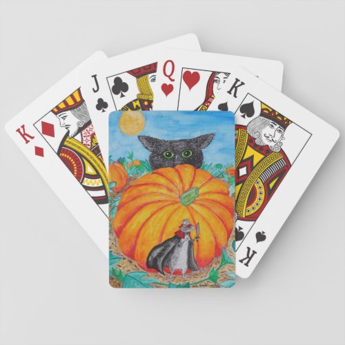 Cat and Mouseketeer Poker Cards