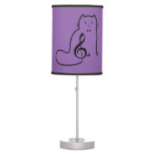 CAT AND MUSIC NOTE TABLE LAMP (Front)