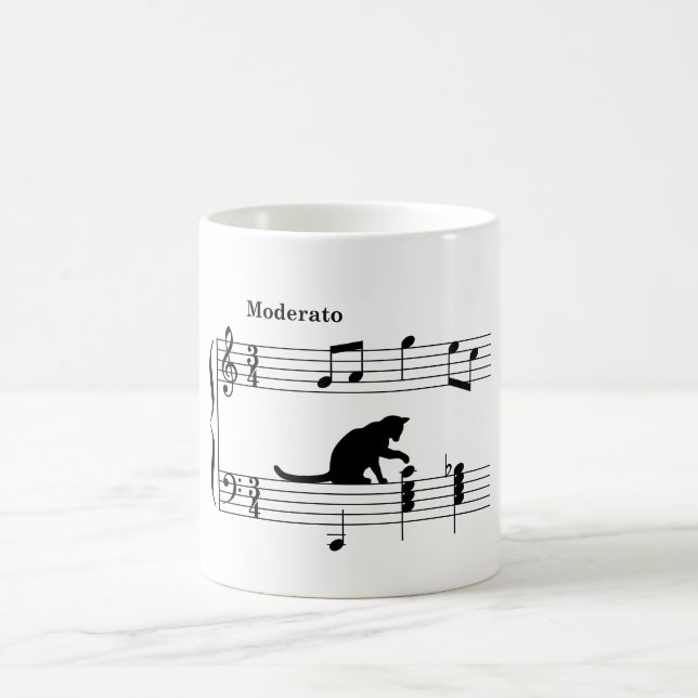 cat_and_note_ver2 coffee mug (Center)