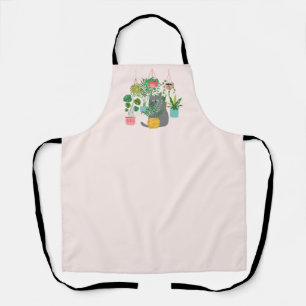 Cat and Plants Apron